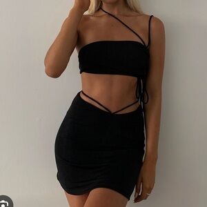 Princess Polly Maisie Mini Skirt Black